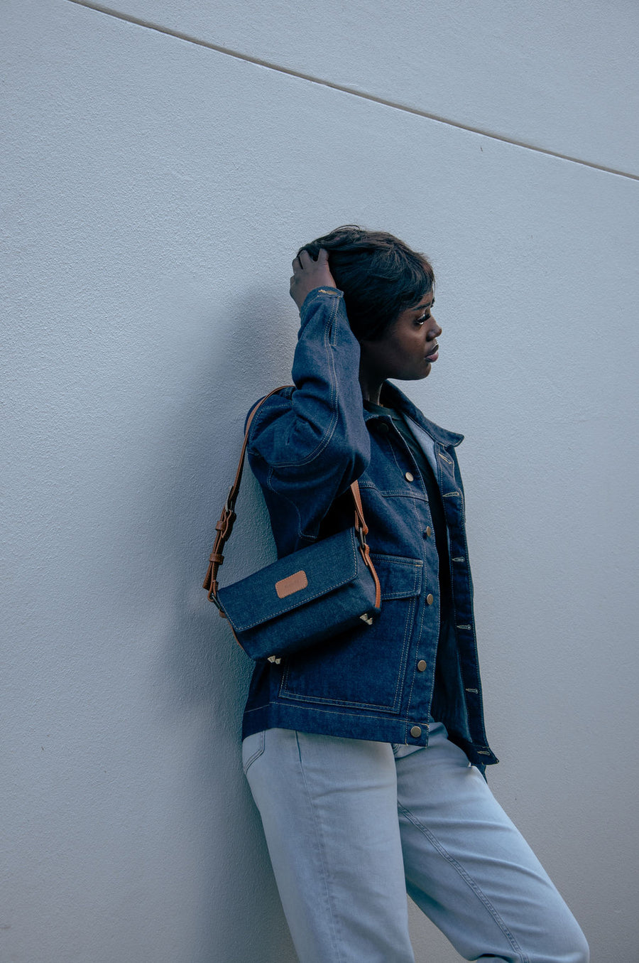 Denim Shoulder Bag