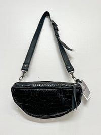 Croc Embossed Moonbag