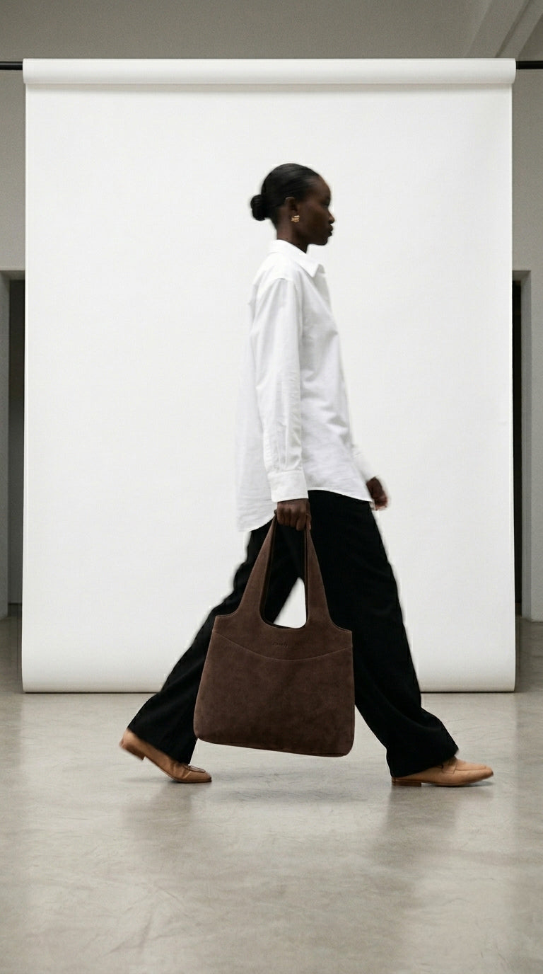 Suede Oversized Tote