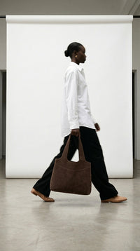 Suede Oversized Tote