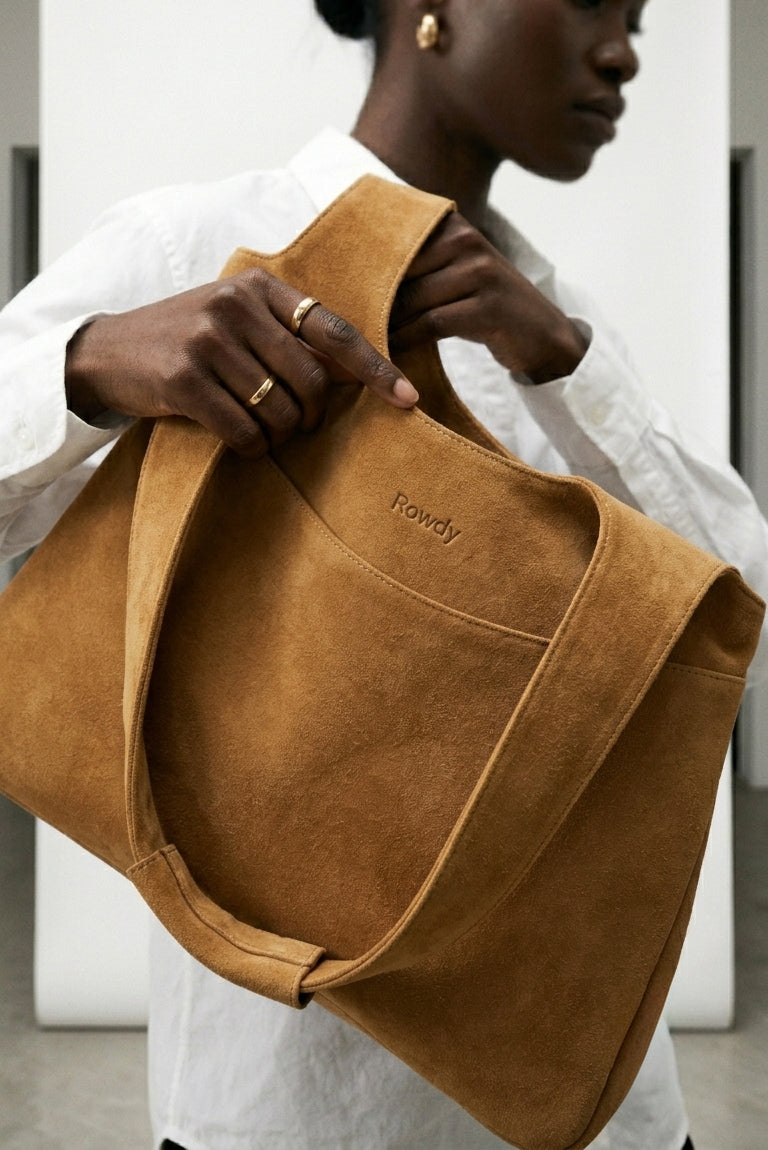 Suede Oversized Tote