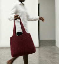 Suede Oversized Tote