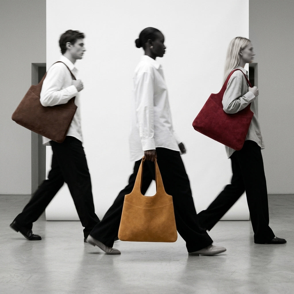 Suede Oversized Tote