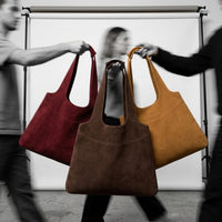 Suede Oversized Tote