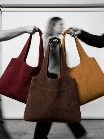 Suede Oversized Tote