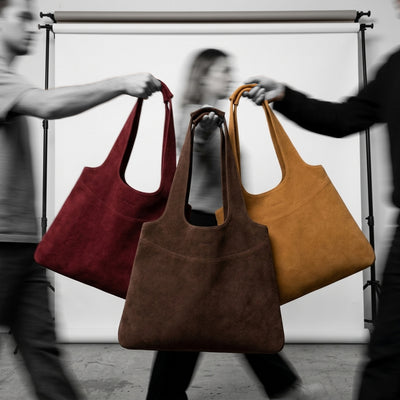 Suede Oversized Tote