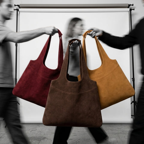 Suede Oversized Tote