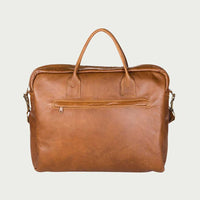 corporate-laptop-bag in Cedar leather