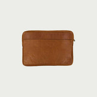 corporate-laptop-sleeve in Cedar leather