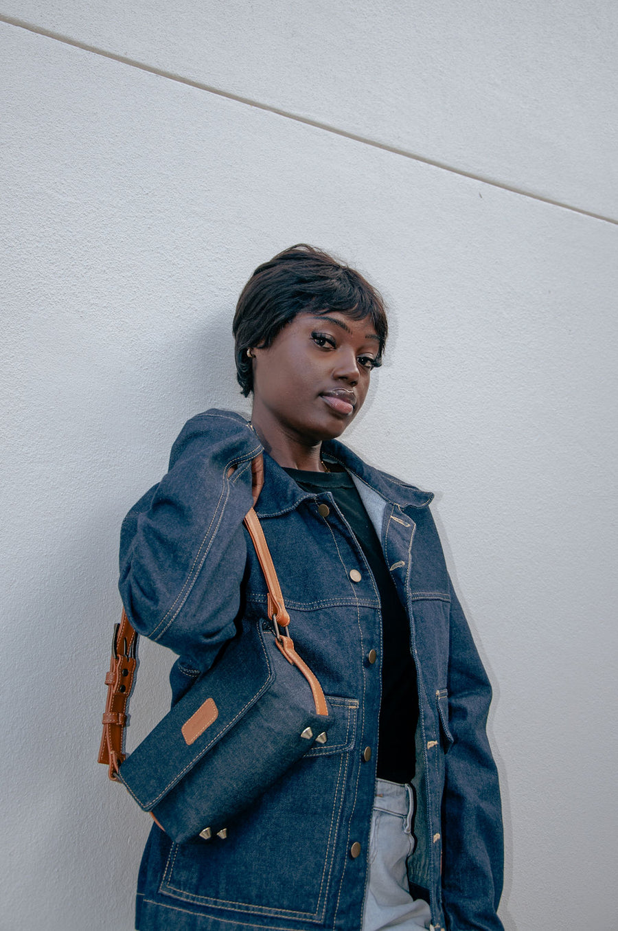 Denim Shoulder Bag