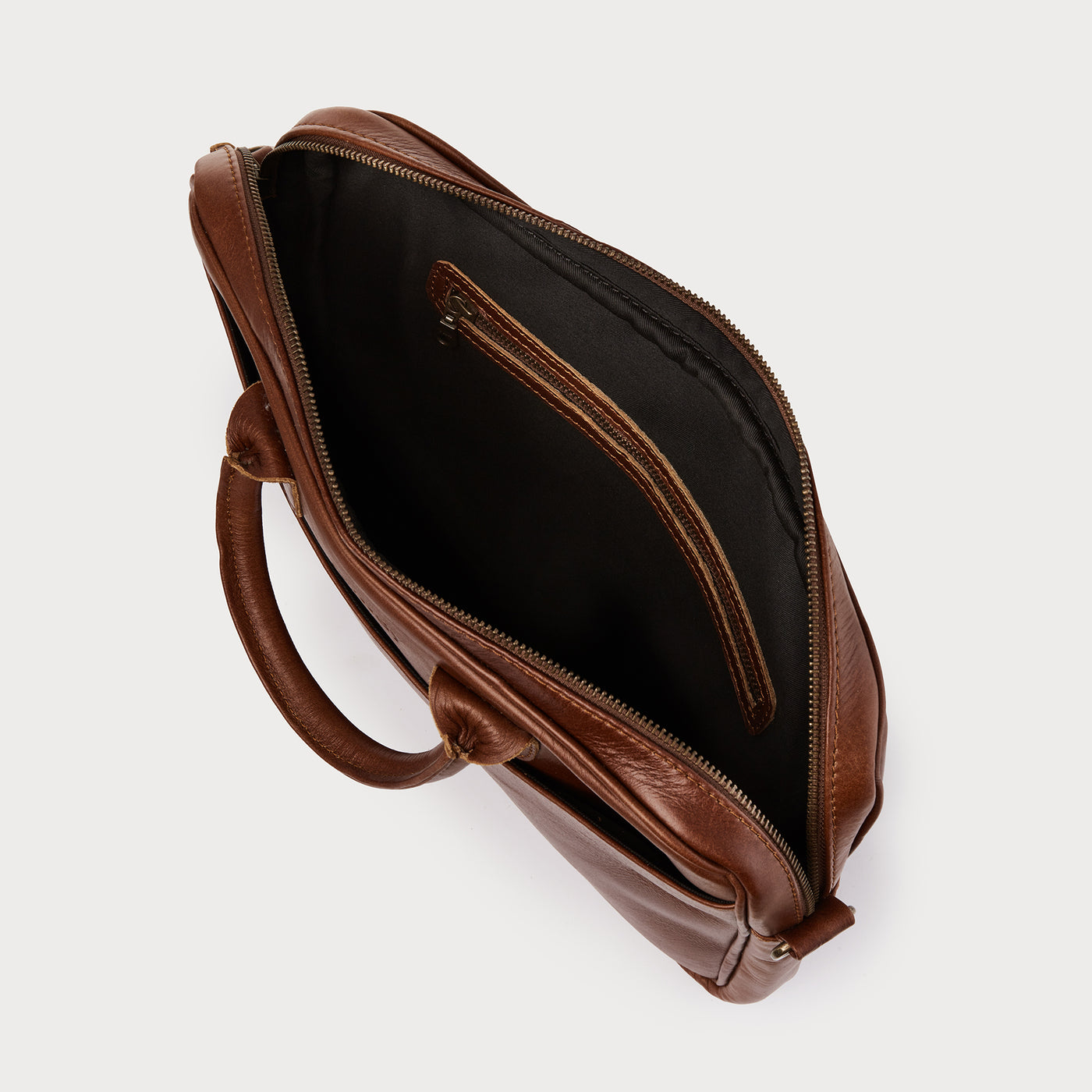 Hair-on-hide pocket. Italian hardware.