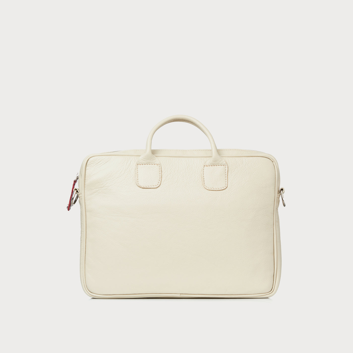 Hair-on-hide pocket. Luggage pass-through.