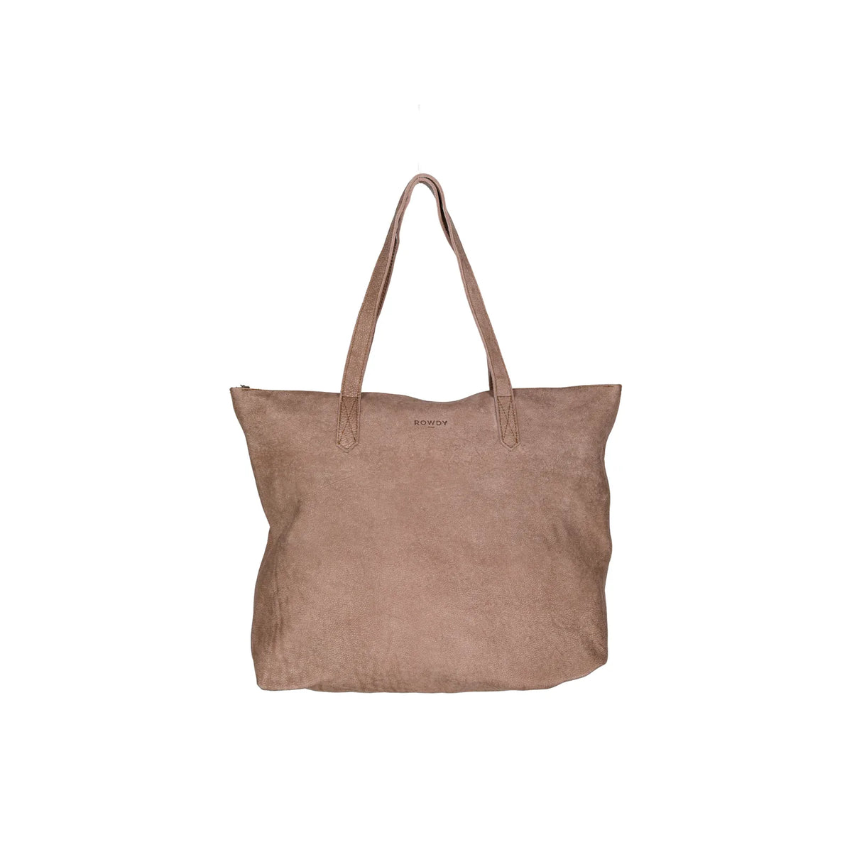 Rowdy Tote bag in Boulder full-aniline leather, front view with shoulder strap